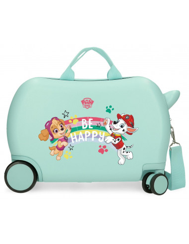 4311021 ABS ROLLING SUITCASE 4W.(2 MULTID.) 45CM. BE HAPPY T